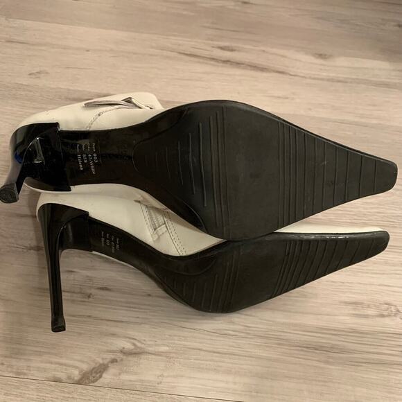 Y2K Bakers Helena White Heel Boots Sz 7 - Picture 3 of 4